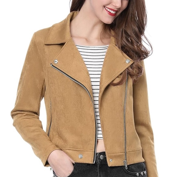 Allegra K Women's Moto Jacket Zeus XS - Picture 1 of 6